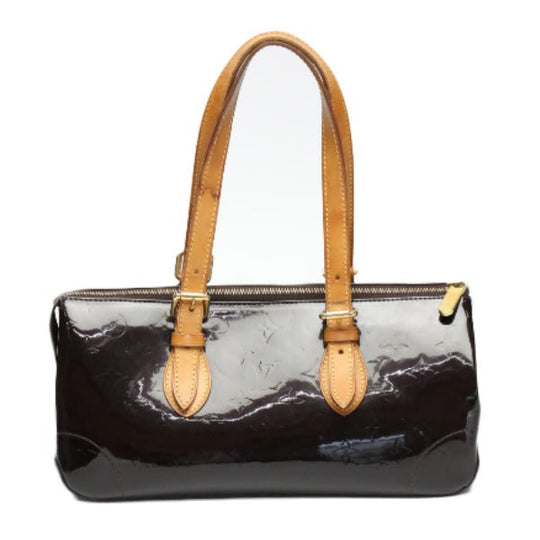 LOUIS VUITTON Handbag M93510 Monogram Vernis Amarrant Shoulder Bag Vernis Rosewood Avenue Women Used Authentic