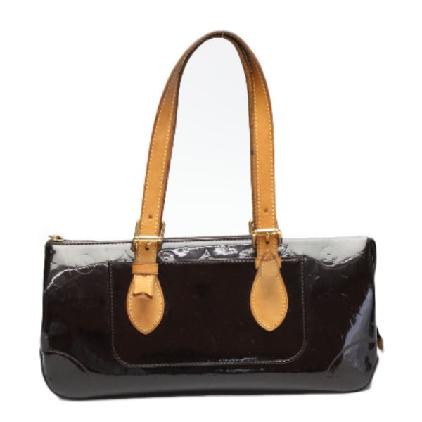 LOUIS VUITTON Handbag M93510 Monogram Vernis Amarrant Shoulder Bag Vernis Rosewood Avenue Women Used Authentic