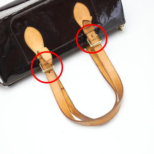 LOUIS VUITTON Handbag M93510 Monogram Vernis Amarrant Shoulder Bag Vernis Rosewood Avenue Women Used Authentic