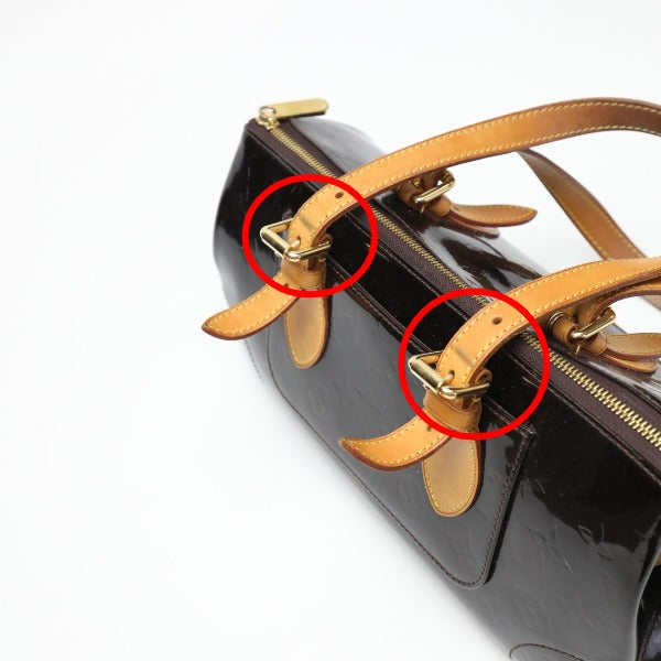 LOUIS VUITTON Handbag M93510 Monogram Vernis Amarrant Shoulder Bag Vernis Rosewood Avenue Women Used Authentic