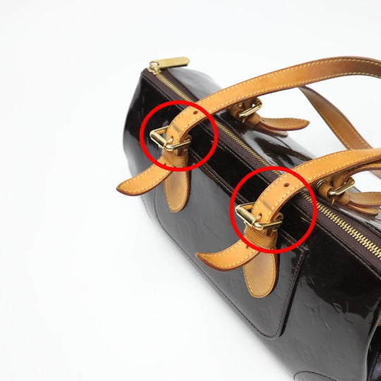 LOUIS VUITTON Handbag M93510 Monogram Vernis Amarrant Shoulder Bag Vernis Rosewood Avenue Women Used Authentic