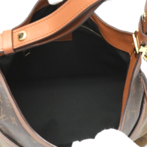 LOUIS VUITTON Shoulder Bag M45195 Monogram canvas Brown Shoulder Bag Monogram reverse Hobo Dauphine MM Women Used Authentic