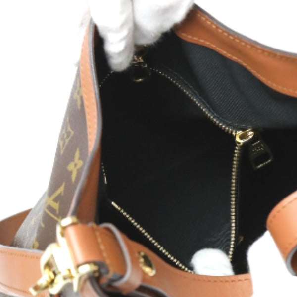 LOUIS VUITTON Shoulder Bag M45195 Monogram canvas Brown Shoulder Bag Monogram reverse Hobo Dauphine MM Women Used Authentic