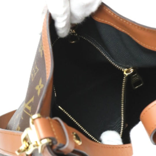 LOUIS VUITTON Shoulder Bag M45195 Monogram canvas Brown Shoulder Bag Monogram reverse Hobo Dauphine MM Women Used Authentic