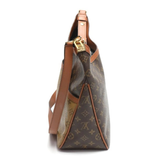 LOUIS VUITTON Shoulder Bag M45195 Monogram canvas Brown Shoulder Bag Monogram reverse Hobo Dauphine MM Women Used Authentic