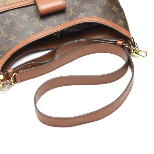 LOUIS VUITTON Shoulder Bag M45195 Monogram canvas Brown Shoulder Bag Monogram reverse Hobo Dauphine MM Women Used Authentic