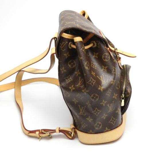 LOUIS VUITTON Backpack M51136 Monogram canvas Brown bag MontsourisMM Women Used Authentic