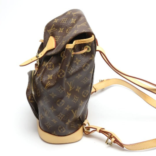 LOUIS VUITTON Backpack M51136 Monogram canvas Brown bag MontsourisMM Women Used Authentic