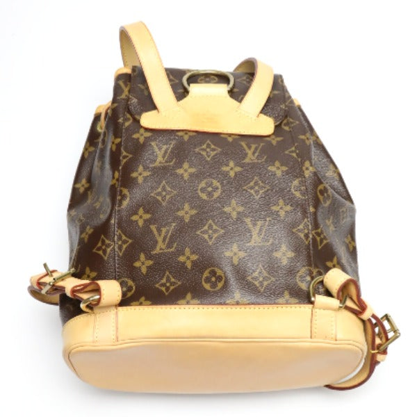 LOUIS VUITTON Backpack M51136 Monogram canvas Brown bag MontsourisMM Women Used Authentic