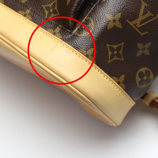 LOUIS VUITTON Backpack M51136 Monogram canvas Brown bag MontsourisMM Women Used Authentic