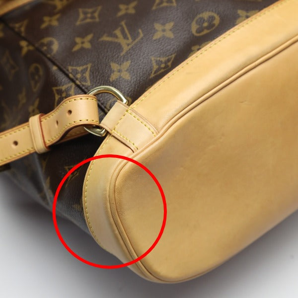 LOUIS VUITTON Backpack M51136 Monogram canvas Brown bag MontsourisMM Women Used Authentic