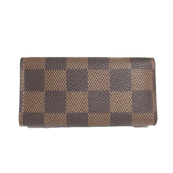 LOUIS VUITTON Key case Key holder  N62631 Damier canvas Brown Key case for 4 Key holder Damier Multicles4 unisex(Unisex) Used Authentic