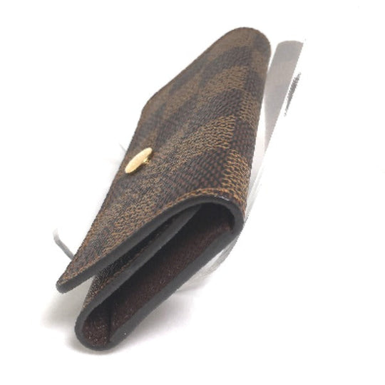 LOUIS VUITTON Key case Key holder  N62631 Damier canvas Brown Key case for 4 Key holder Damier Multicles4 unisex(Unisex) Used Authentic