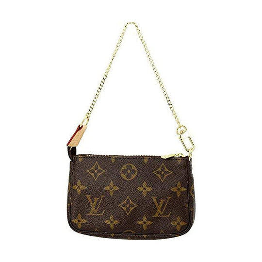 LOUIS VUITTON Pouch M58009 Monogram canvas Brown Mini accessories pouch Monogram Mini Pochette Accessoires Women Used Authentic
