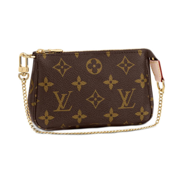 LOUIS VUITTON Pouch M58009 Monogram canvas Brown Mini accessories pouch Monogram Mini Pochette Accessoires Women Used Authentic