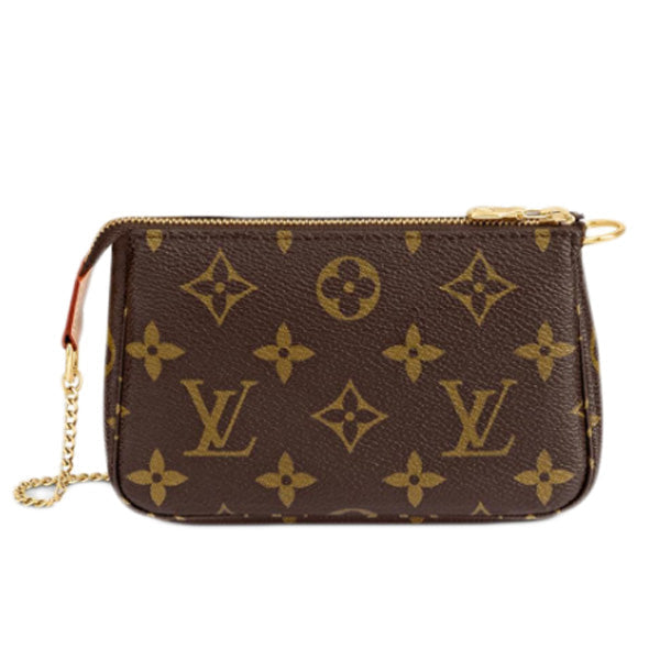 LOUIS VUITTON Pouch M58009 Monogram canvas Brown Mini accessories pouch Monogram Mini Pochette Accessoires Women Used Authentic