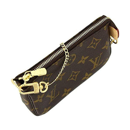 LOUIS VUITTON Pouch M58009 Monogram canvas Brown Mini accessories pouch Monogram Mini Pochette Accessoires Women Used Authentic