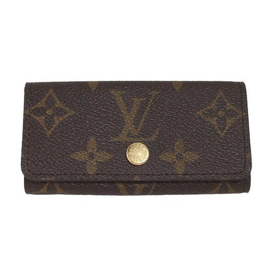 LOUIS VUITTON Key case Key holder  M69517 Monogram canvas Brown for 4 Monogram Multicles4 unisex(Unisex) Used Authentic