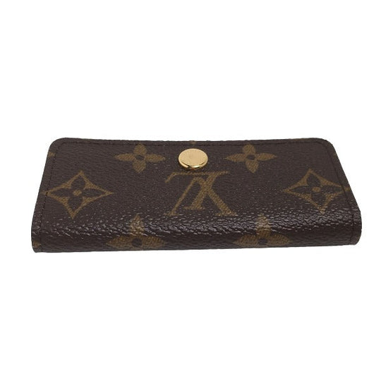 LOUIS VUITTON Key case Key holder  M69517 Monogram canvas Brown for 4 Monogram Multicles4 unisex(Unisex) Used Authentic