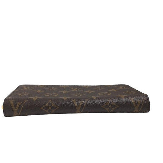 LOUIS VUITTON Long Wallet Purse M41895 Monogram canvas Fuchsia Zip Around Monogram Zippy wallet unisex(Unisex) Used Authentic