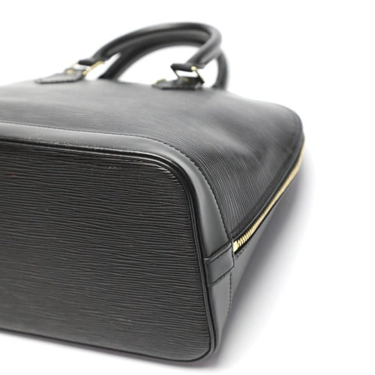 LOUIS VUITTON Handbag M52142 Epi Leather Noir Handbag Epi Alma Women Used Authentic