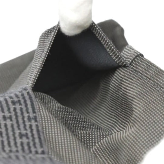 HERMES Tote Bag canvas gray Tote Bag Business bag Her LineTote MM unisex(Unisex) Used Authentic
