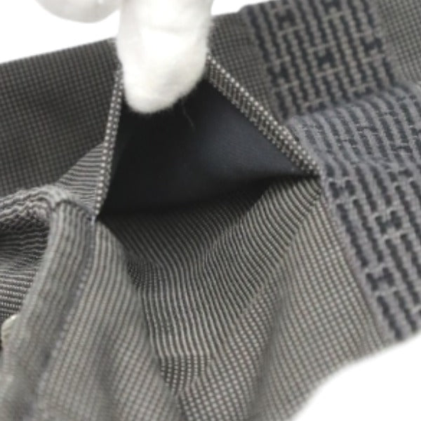 HERMES Tote Bag canvas gray Tote Bag Business bag Her LineTote MM unisex(Unisex) Used Authentic