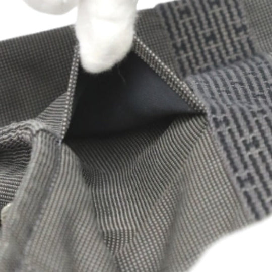 HERMES Tote Bag canvas gray Tote Bag Business bag Her LineTote MM unisex(Unisex) Used Authentic