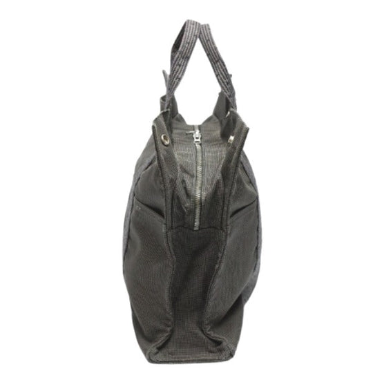 HERMES Tote Bag canvas gray Tote Bag Business bag Her LineTote MM unisex(Unisex) Used Authentic