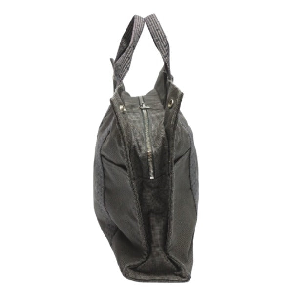 HERMES Tote Bag canvas gray Tote Bag Business bag Her LineTote MM unisex(Unisex) Used Authentic