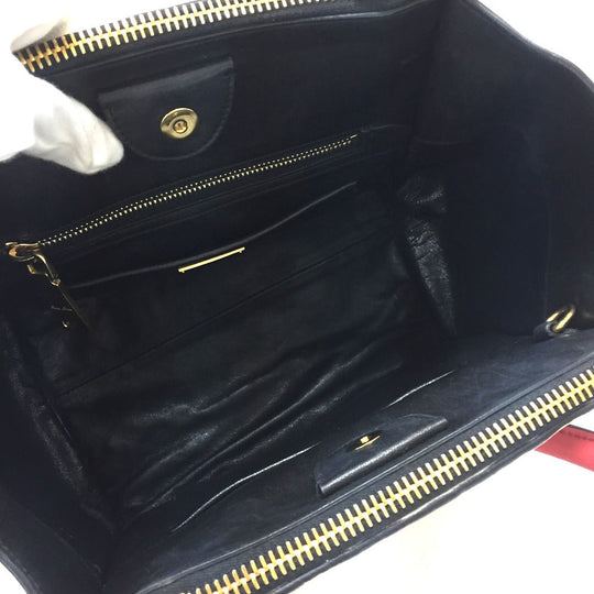 MIUMIU Handbag RN1032 Nappa leather white 2WAY Shoulder Bag nappa biker Women Used Authentic
