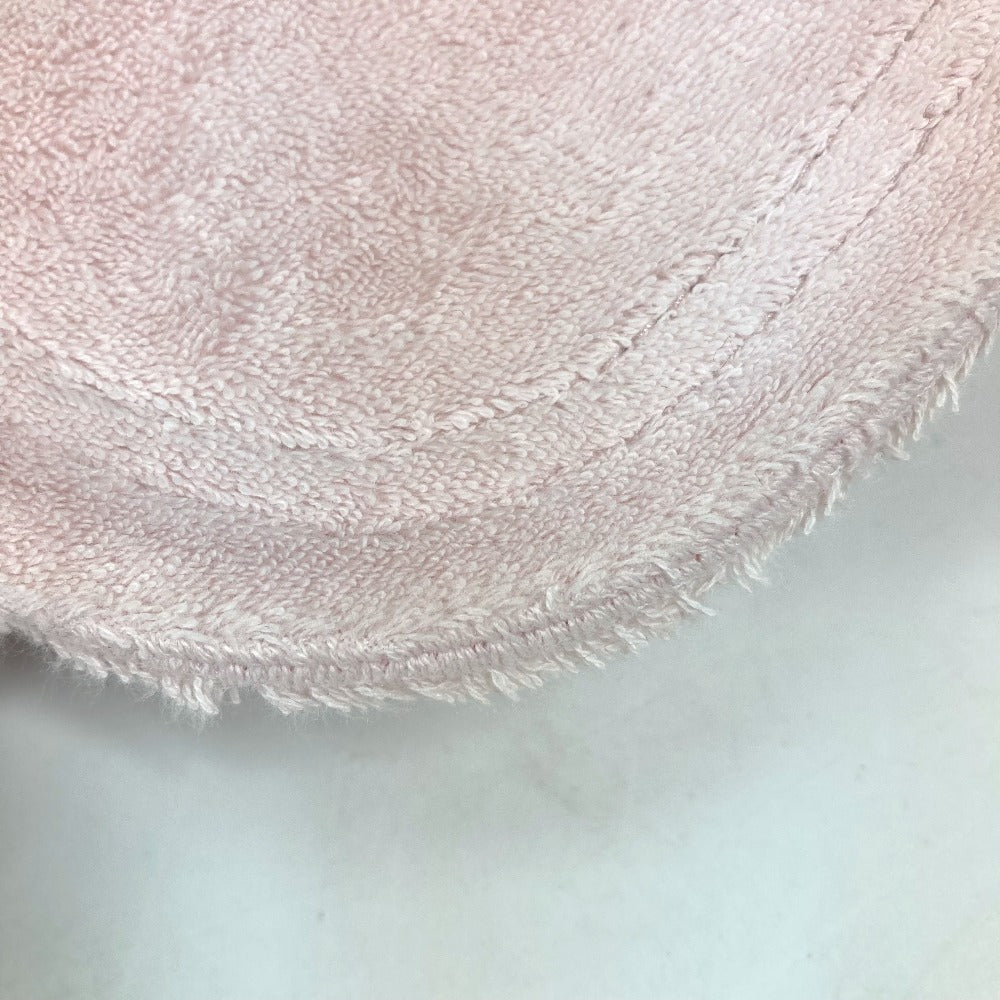 MIUMIU cap 5HC179 Cotton, Polyester pink logo terry cloth Women L Used Authentic