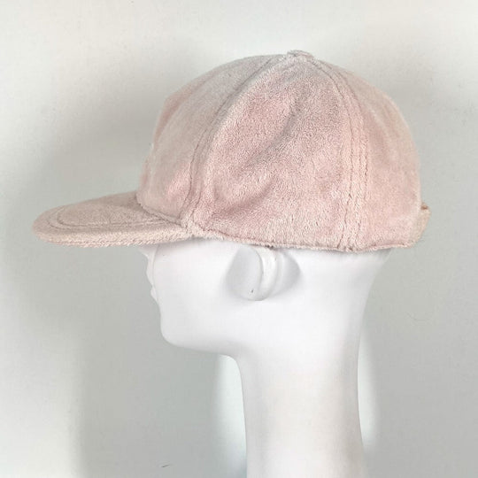 MIUMIU cap 5HC179 Cotton, Polyester pink logo terry cloth Women L Used Authentic