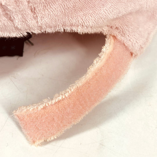 MIUMIU cap 5HC179 Cotton, Polyester pink logo terry cloth Women L Used Authentic