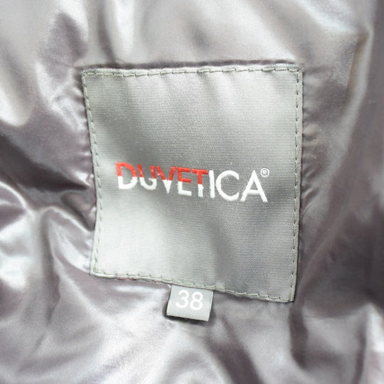 DUVETICA Down jacket Nylon Dark brown Women 38 Used Authentic