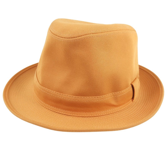 HERMES hat Cotton, Linen Orange mens(Unisex) 58 Used Authentic