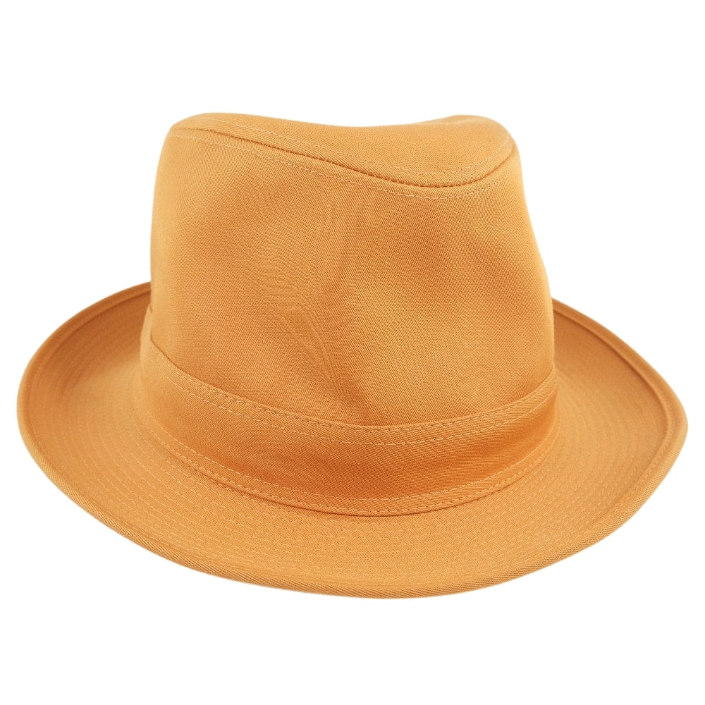 HERMES hat Cotton, Linen Orange mens(Unisex) 58 Used Authentic