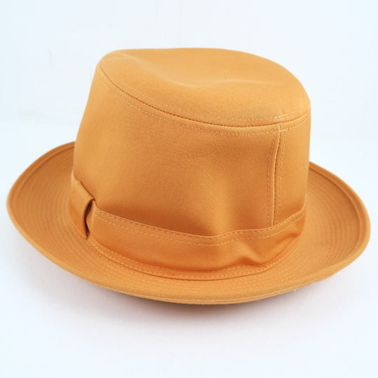 HERMES hat Cotton, Linen Orange mens(Unisex) 58 Used Authentic