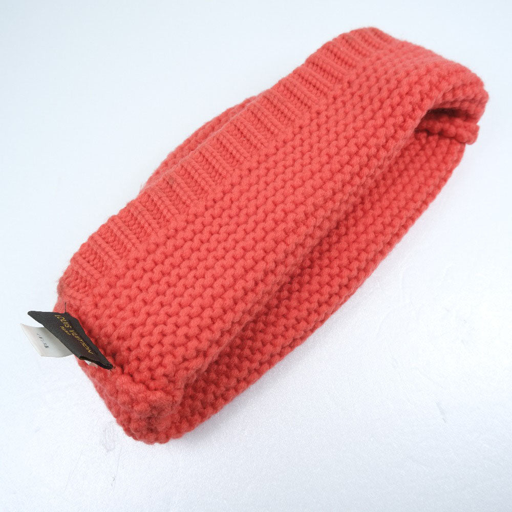 LOUIS VUITTON Knit cap wool Orange Women(Unisex) Used Authentic