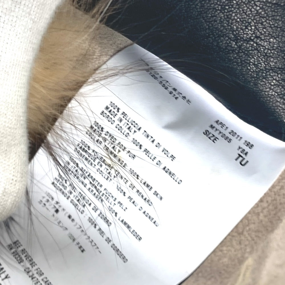 MIUMIU Scarf Fox beige fur Tippet Women Used Authentic