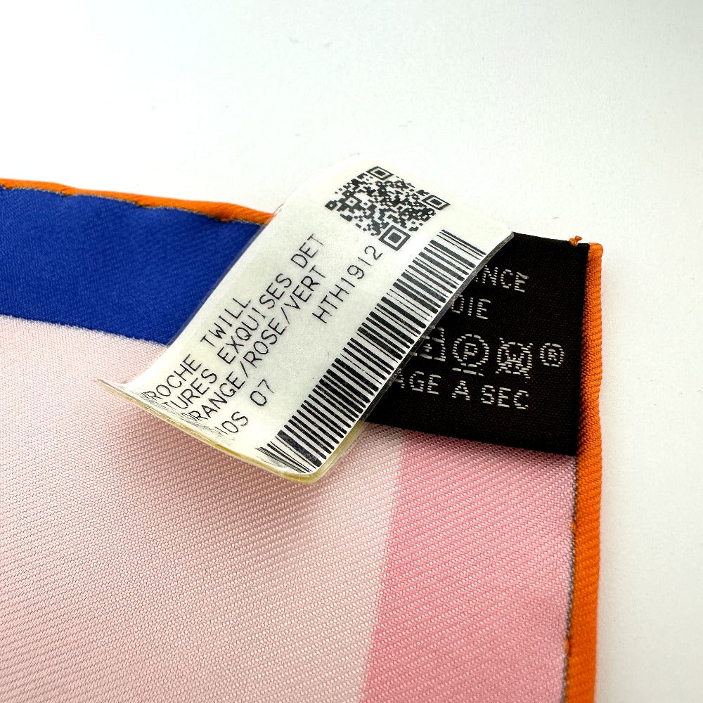 HERMES scarf silk multicolor Carre Petit Carre Voitures Exquises Women Used Authentic