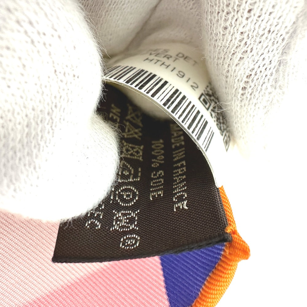 HERMES scarf silk multicolor Carre Petit Carre Voitures Exquises Women Used Authentic