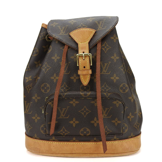LOUIS VUITTON Backpack M51136 Monogram Brown MontsourisMM unisex(Unisex) Used Authentic