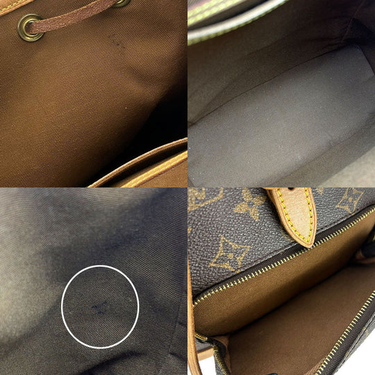 LOUIS VUITTON Backpack M51136 Monogram Brown MontsourisMM unisex(Unisex) Used Authentic