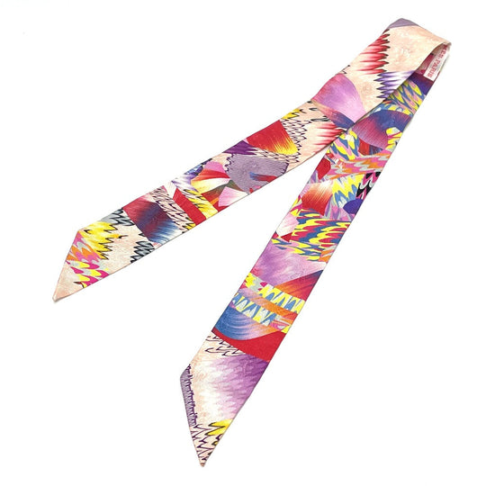 HERMES scarf 100% silk multicolor 2022 limited model Kyoto Marble Women Used Authentic