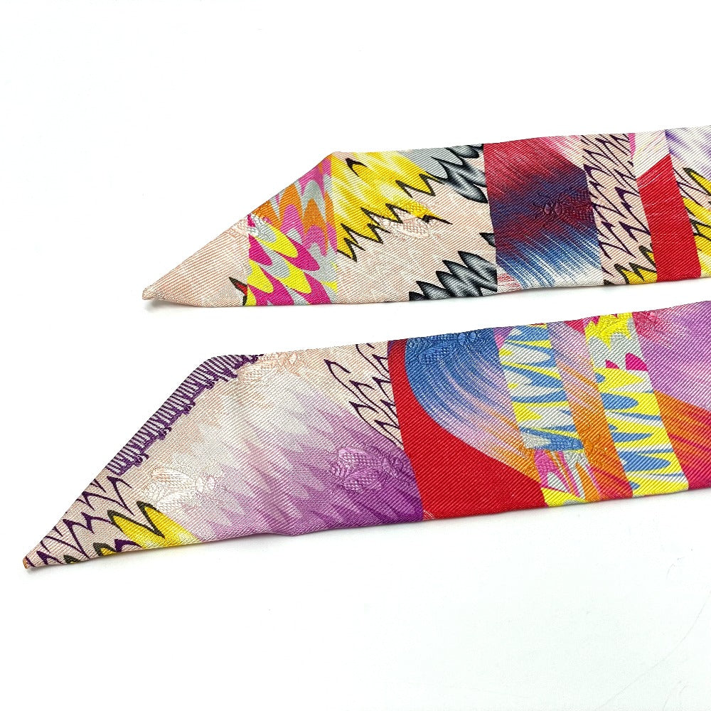 HERMES scarf 100% silk multicolor 2022 limited model Kyoto Marble Women Used Authentic