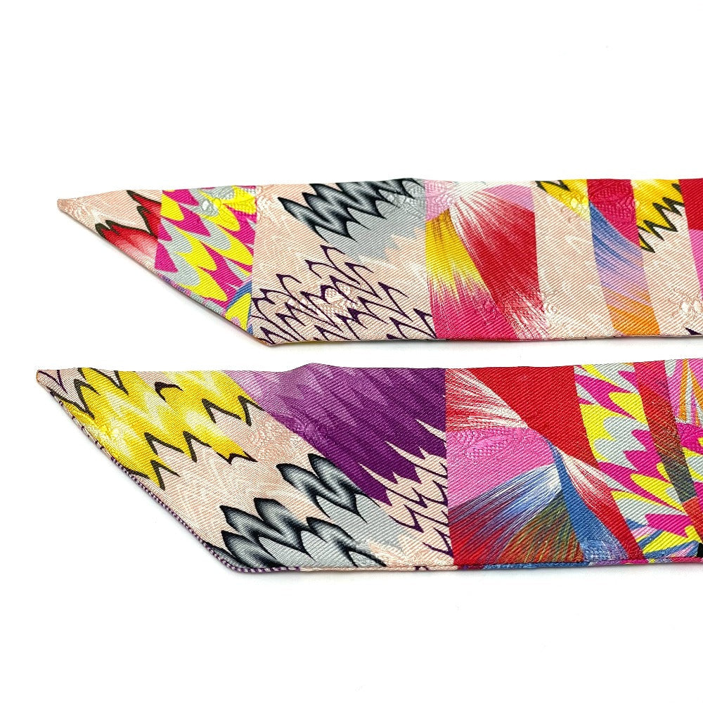 HERMES scarf 100% silk multicolor 2022 limited model Kyoto Marble Women Used Authentic