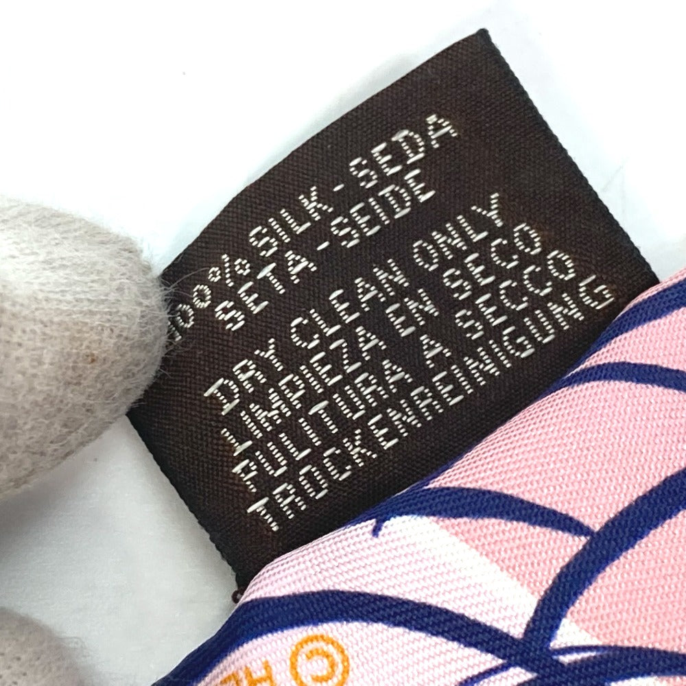 HERMES scarf silk multicolor bandeau scarf Twilly Twilly Women Used Authentic