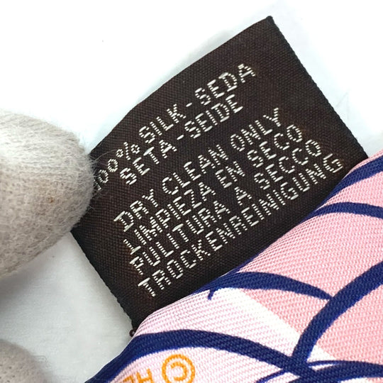 HERMES scarf silk multicolor bandeau scarf Twilly Twilly Women Used Authentic