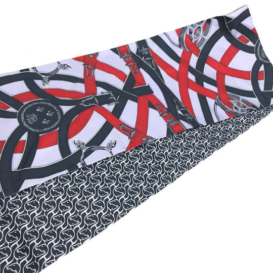 HERMES scarf silk blue Maxi Twilly Twilly